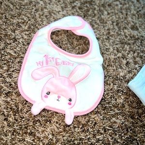 My 1st Easter Baby Bib 🐣💗